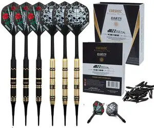 CUESOUL Jazz Soft Tip Darts for Beginners