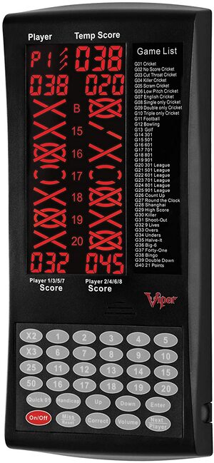 Viper ProScore Digital Dart Scoreboard