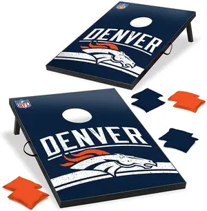 Wild Sports NFL Denver Broncos College Cornhole Board Set