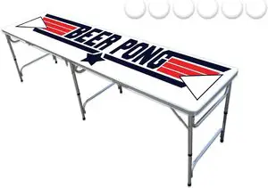 PartyPongTables.com Top Pong Edition Beer Pong Table with Lights